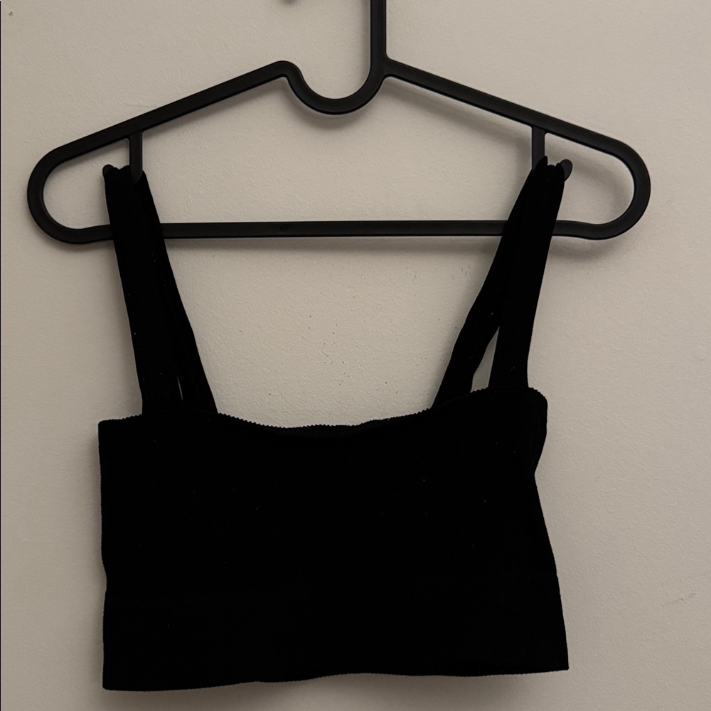 Black Cropped Tank - perfect basic